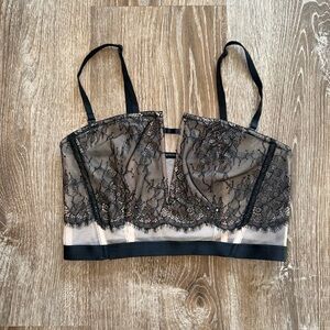 Elegant Black Lace Bralette